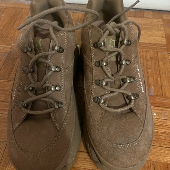 Naked Wolfe Sporty Taupe Suede Sneakers - Picture 4 of 6